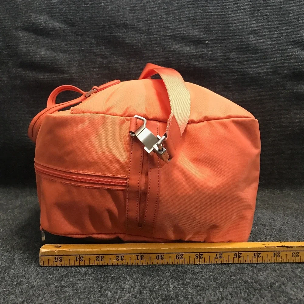 Tumi Model 4892MLN Voyageur Tangerine Nylon Weekender Travel Shoulder Duffel Bag